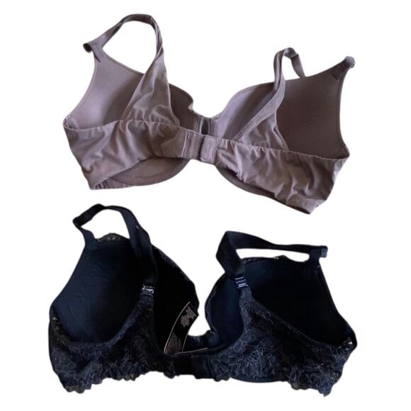 Victoria's Secret Black and Brown Demi T-Shirt Bras Size 32C - Picture 11 of 11